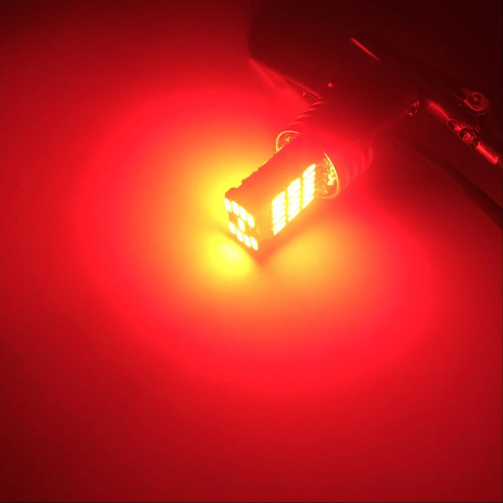 2 шт. 1156 P21W BA15S светодиодный 4014 45SMD декодер лампа заднего хода для поворотов
