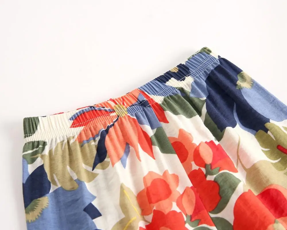 Летние Детские противомоскитные водонепроницаемые брюки детские шаровары с