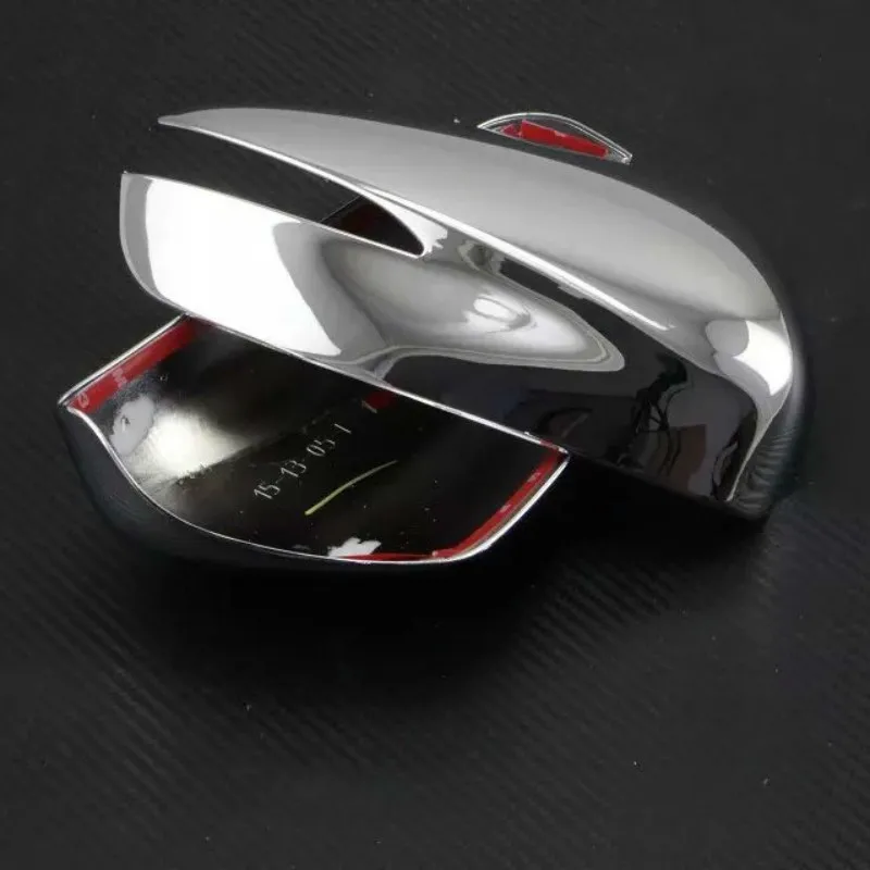 2 шт. L/R яркий серебристый хром зеркало заднего вида декоративное покрытие для Mazda