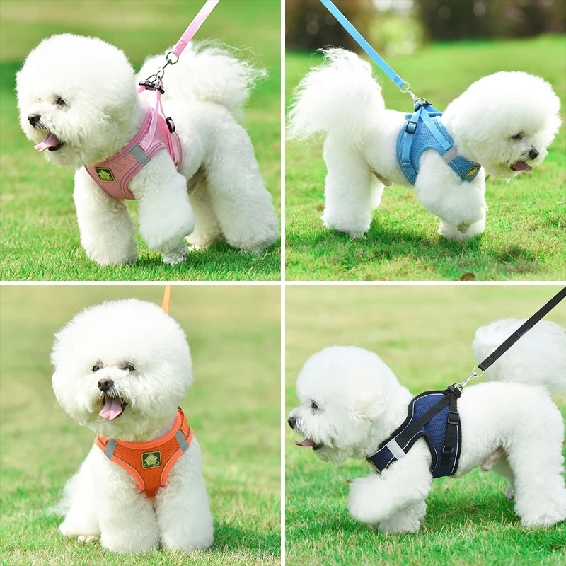 XS XL поводок для питомца собаки набор Регулируемый кошка собака ремни жилет с