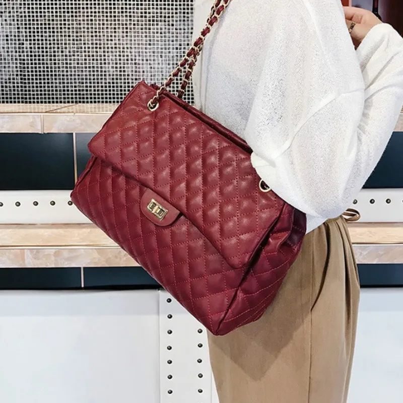 

New Luxury Female Large Capacity Crossbody Bag High Quality Women Pu Leather Shoulder Bag Fashion Designer Ladies Messenger Bags