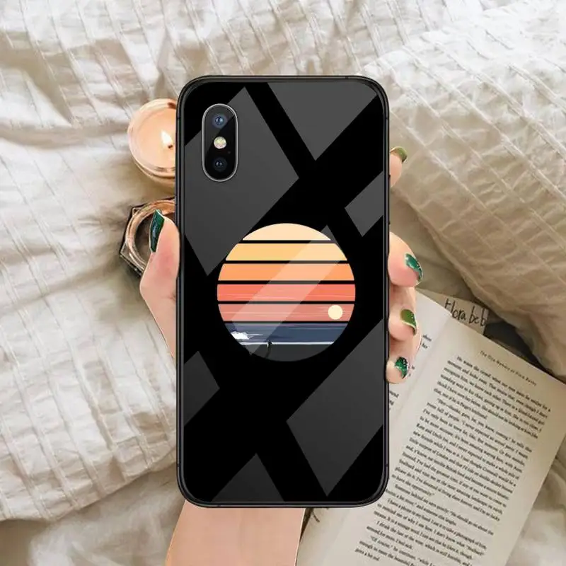 

Japanese heat wave surfing summer surfing ocean Phone Case Tempered glass For iphone 6 6S 7 8 plus X XS XR 11 12 mini PRO MAX