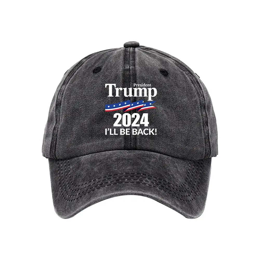 

2024 дюймов, "Дональд Трамп", дышащая бейсбольная кепка "для выборов, удобная Кепка президента, металлическая Регулируемая пряжка, я буду
