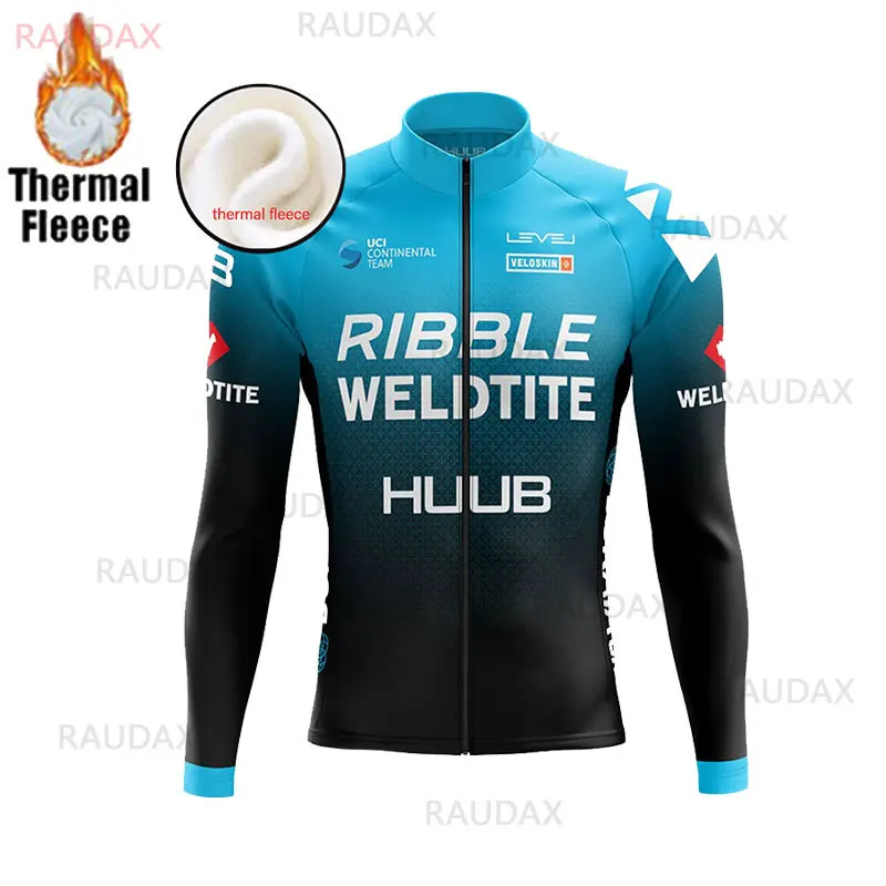 

HUUB Cycling Clothes 2020 Men Winter Fleece Cycling Jersey Set MTB Long Sleeve Bicycle Clothes Maillot Ropa Ciclismo Cycling Set