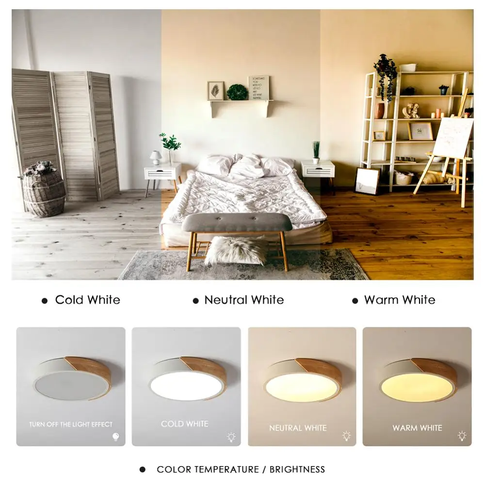 Светодиодный потолочный светильник современный поверхностный для внутреннего