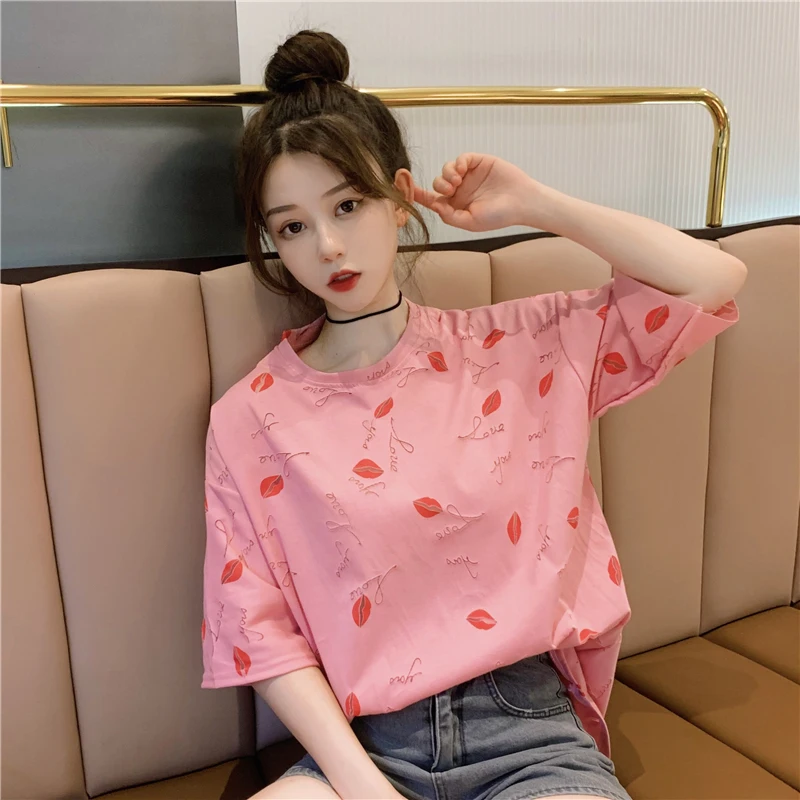 

2021 модная женская футболка с коротким рукавом, сексуальные женские футболки, женская одежда в Корейском стиле, уличные топы, женские футбол...