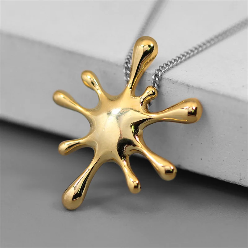 Женское ожерелье из серебра 925 пробы с подвеской|Ожерелья| |