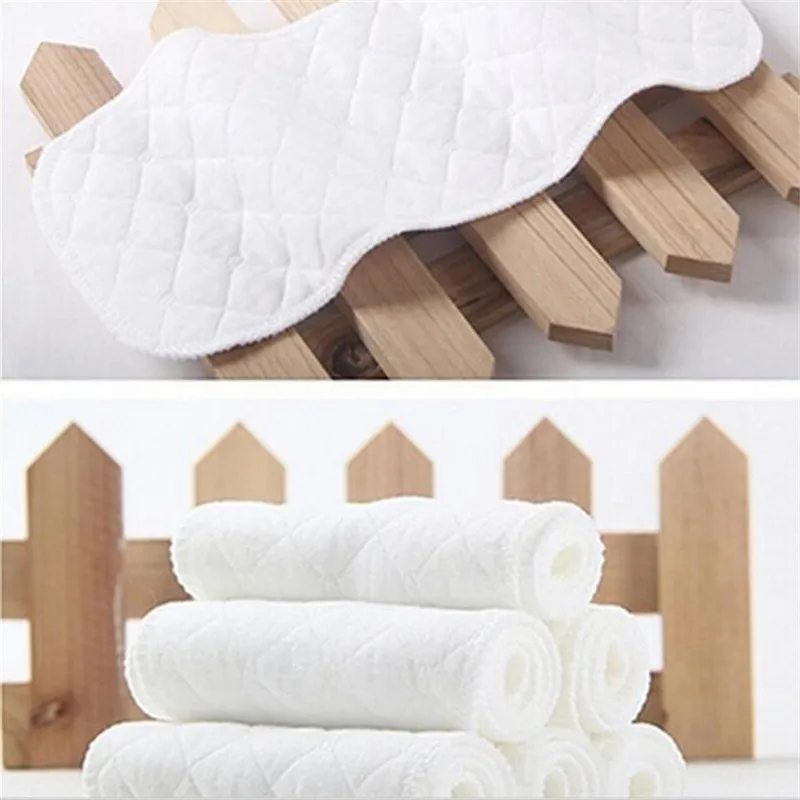 

5PCS Baby Diapers Bamboo Eco Cotton Disposable Diapers Nappy Baby diaper Nappy Liner Insert Reusable Washable fralda de pano &jw
