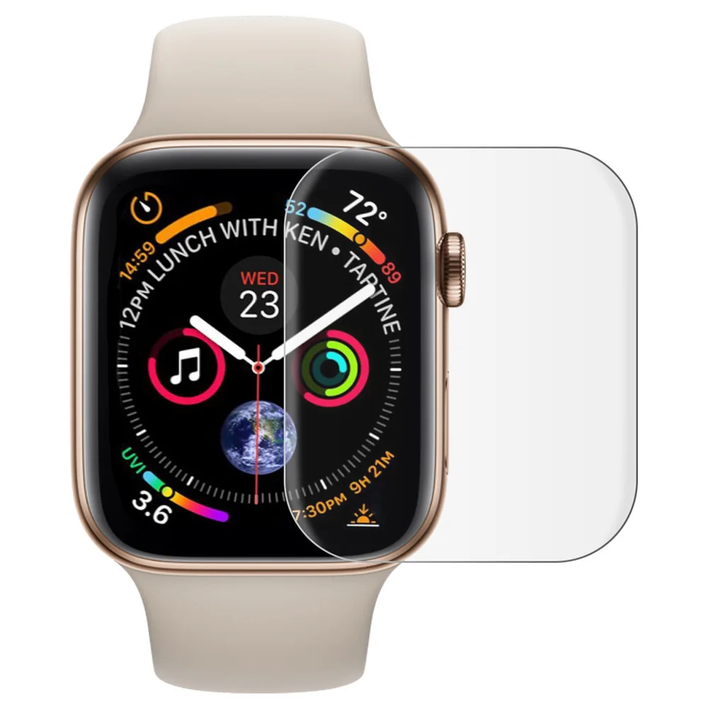 film EIMO Защитное стекло для apple watch band 44 мм 40 мм iwatch series 5 4 3 2 1 42/38 мм 9H Взрывозащищенная пленка из закаленного стекла - Цвет ремешка: film