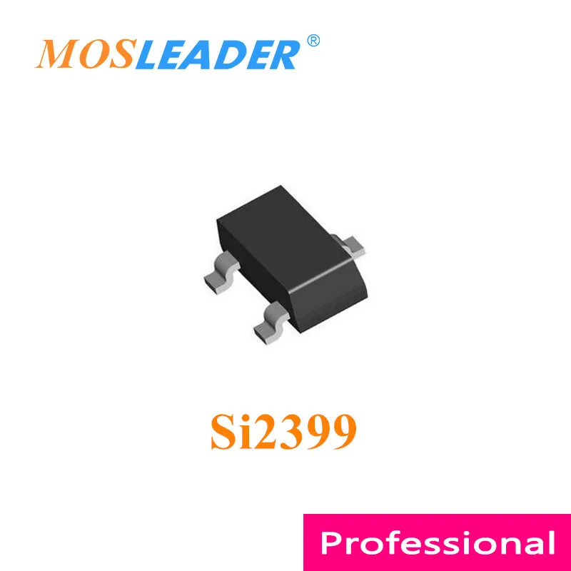 Si2399 от Mosleader SOT23 3000 шт. Si2399DS Si2399DS-T1-GE3 P-канал 20 в 6A 4.5A сделано Китае высокое качество