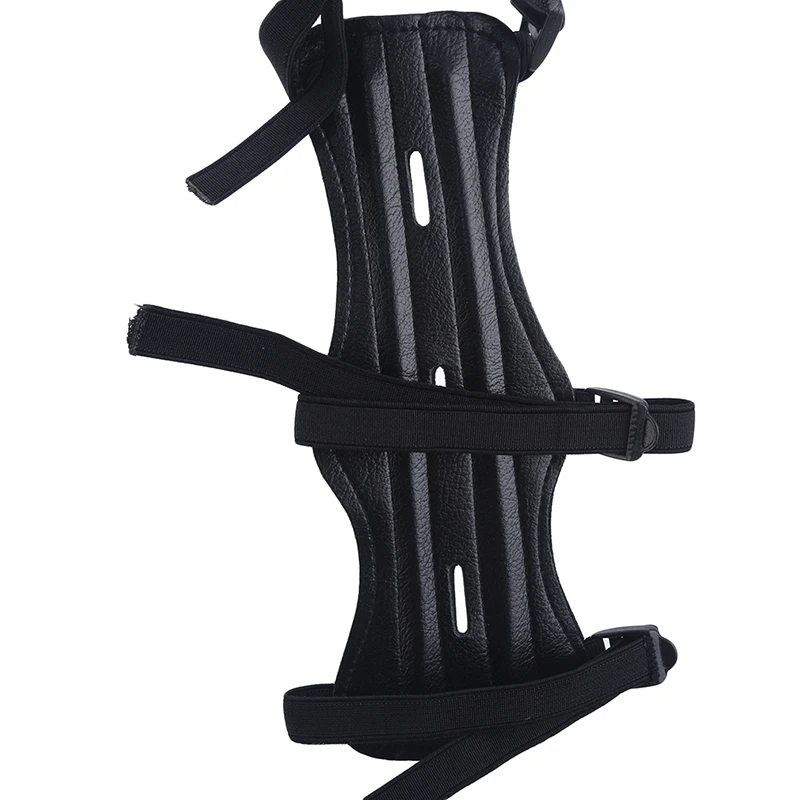 

Leather Adjustable Archery Arm Guard Protection Accessory Hunting Practice Protection Safe Strap Armband