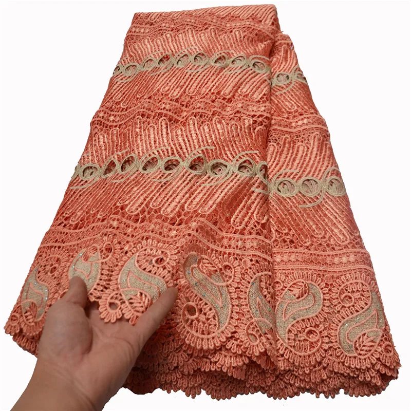 Кружевной шнур высокого качества в африканском стиле новейший нигерийский