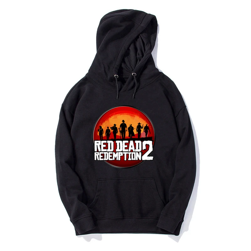 Толстовка с капюшоном Red Dead Redemption 2 Мужская и Женская толстовка принтом флисовый