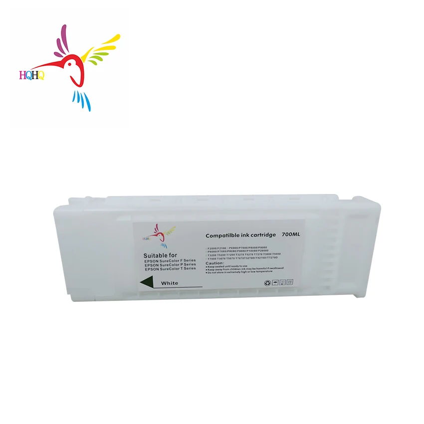 1pc cartridge DTG краска для белой ткани для T725A совместимый чернильный картридж с текстильными чернилами для Epson SureColor F2000 F2100 чернильный картридж - Цвет: 1pc cartridge