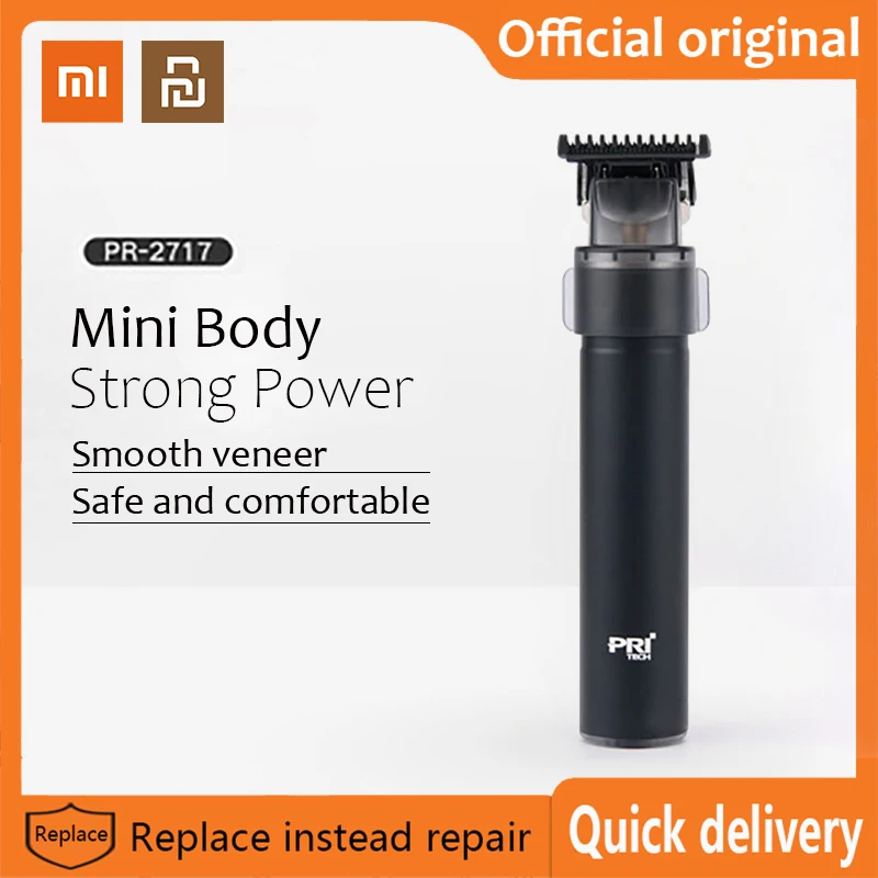 100% Оригинальный Xiaomi Youpin PRITECH электромашинка для стрижки волос, дома, искусственные бриллианты, Т-образный USB аккумуляторная для стрижки бороды и машинка для стрижки волос в PR-2717 - Топ-200 товаров с Али
