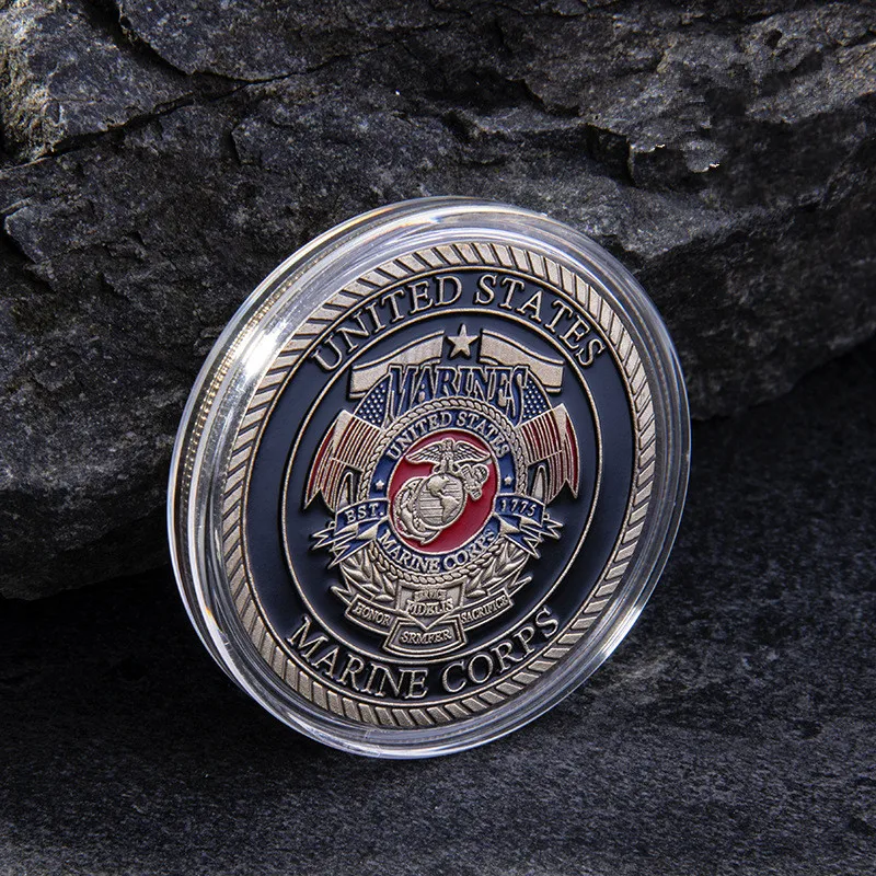 Коллекция 2021 года семена морской пехоты США отпускают собак войны медные вызовы