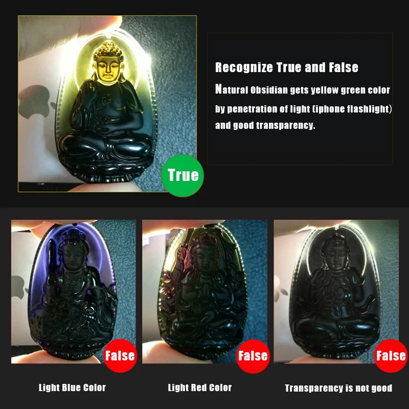 Мужской браслет из натурального камня черный обсидиан бусины со льдом пиксиу