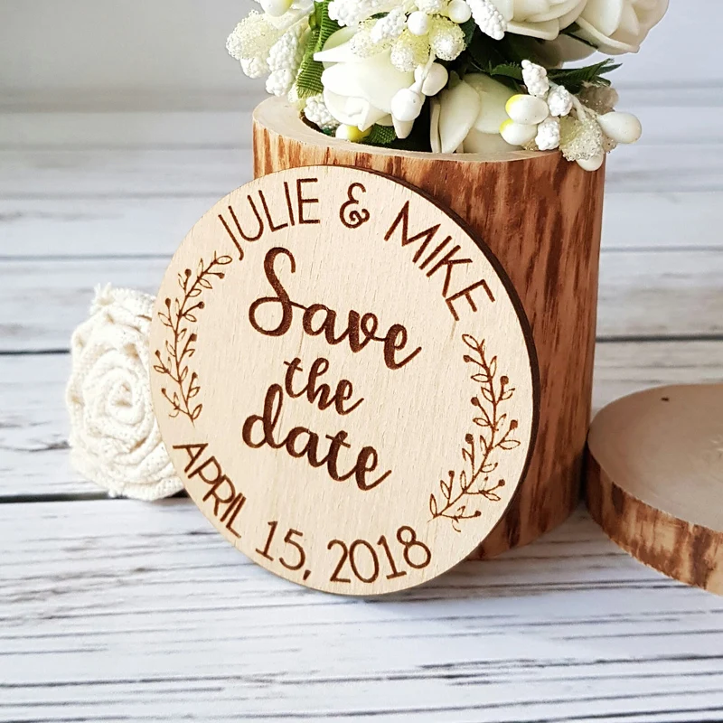 Деревянные магниты с календарем для сохранения даты деревянные в деревенском