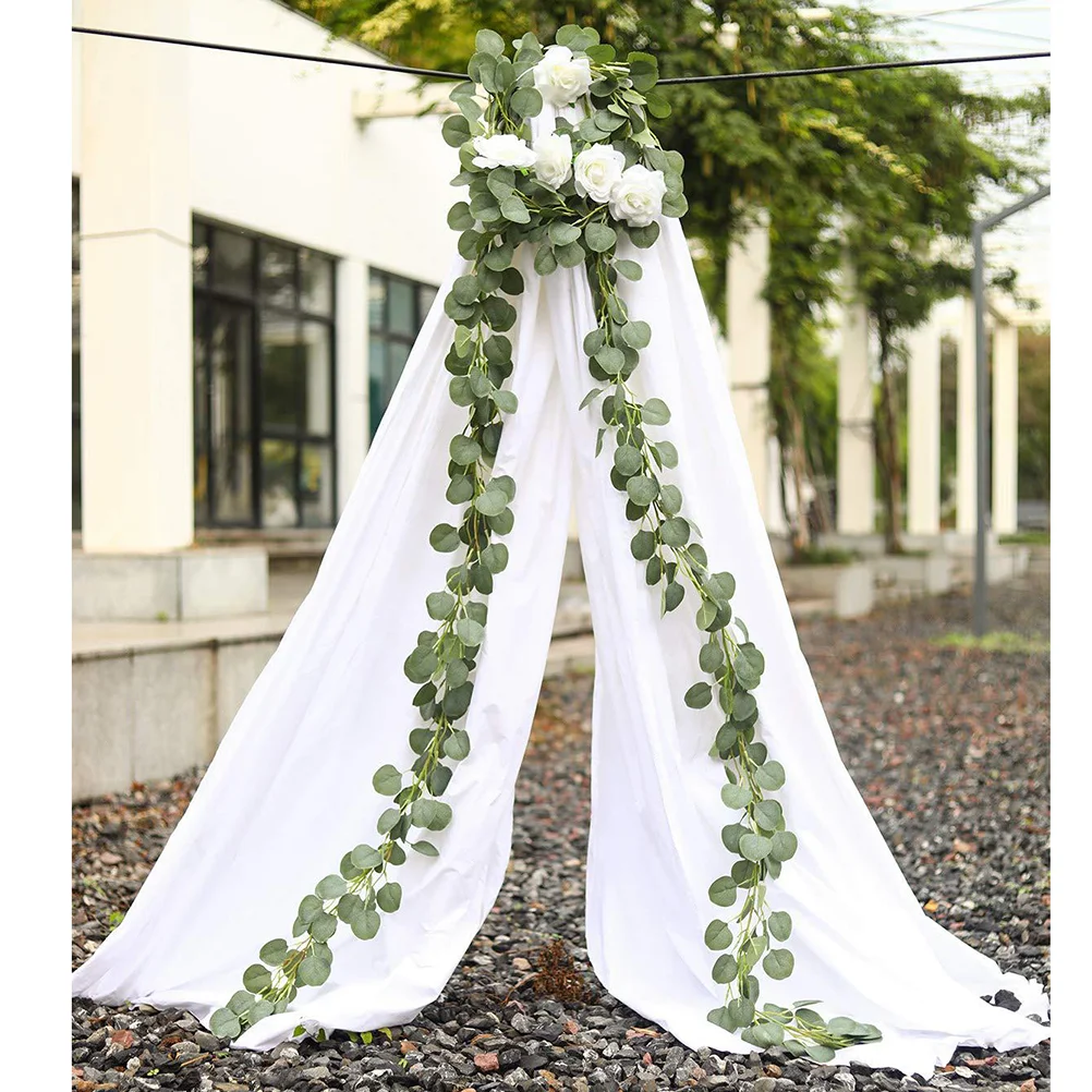 

Искусственные листья плюща, искусственные подвесные листья виноградной лозы, гирлянда для украшения стен дома и сада, зеленые 2 м