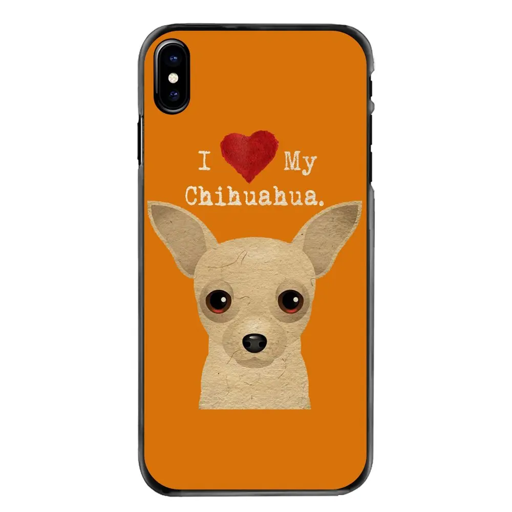 Дизайн с надписью &quotЯ люблю мою собака породы Чихуахуа Мопс для huawei P7 P8 P9 P10 Lite Plus