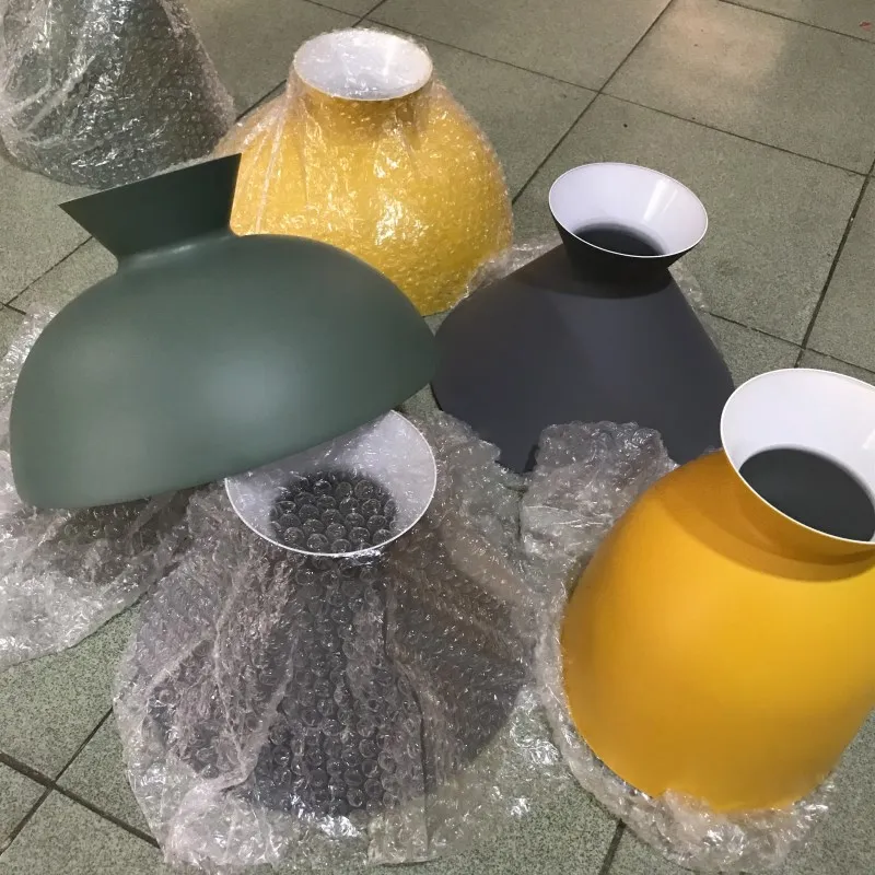

Nordic Dining Room Pendant Light D20/25/28cm Colorful Pendant Lamp DIY Kitchen Restaurant Sitting Room Hanging Light Fixture