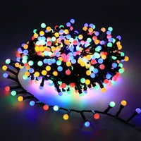 10m 500led christmas string light led firecrackers fairy string lights mini ball globe garland lights for bedroom xmas wedding