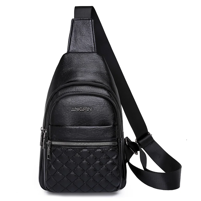 Сумка женская из экокожи саквояж кросс-боди в клетку Водонепроницаемый