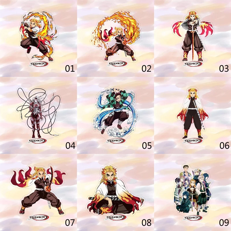 Аниме истребитель демонов: киметсу но айба фильм Mugen поезд акриловая модель на