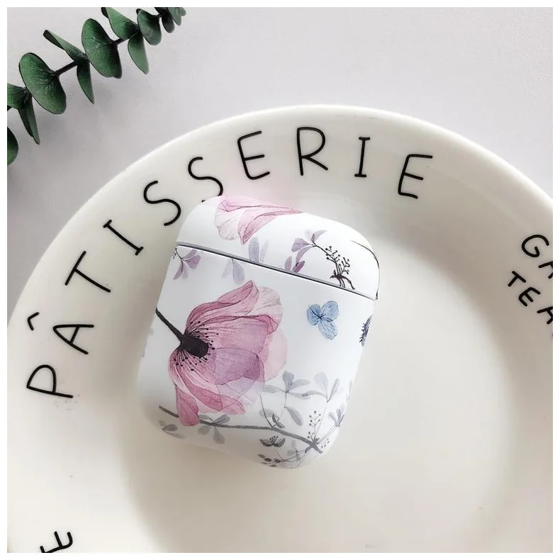 Чехол для наушников Art Flower Airpods 2 1 Air Pods чехол s милый светящийся винтажный
