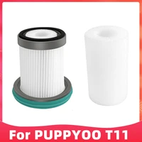 hepa filter and filter sponge replacement for puppyoo t11 t11 pro handheld cordless vacuum cleaner spare parts accessories