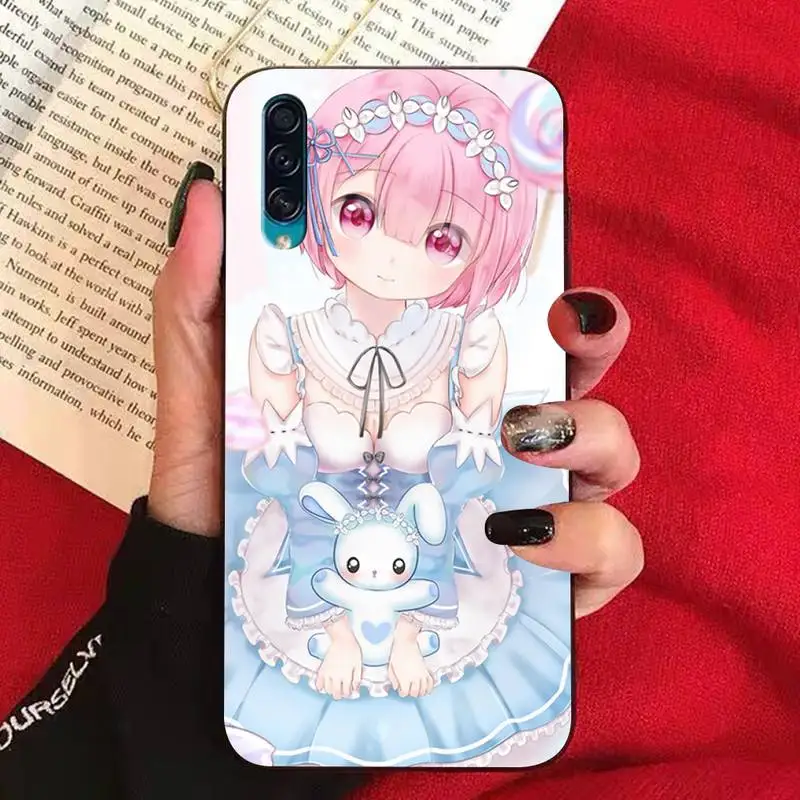 

TOPNBLJ Anime Re Life in a different world from zero Phone Case for Samsung A30s 51 71 10 70 20 40 20s 31 10s A7 A8 2018