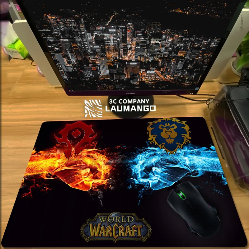 

Gaming Mouse Mat World of Warcraft Computer Mousepad Gamer Accessories Hot Pad Pc Gamer Complete Cheap Mausepad Deskmat Keyboard