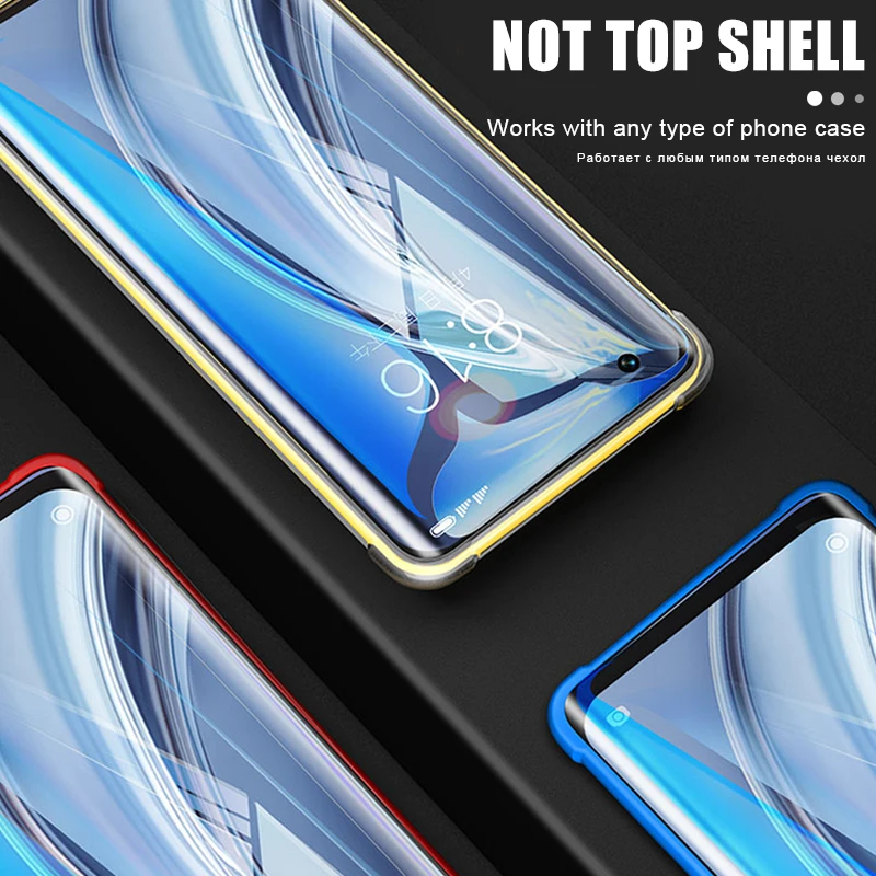 9H Hydrogel Film For Xiaomi Redmi 9 9A 9C 8 8A 7 10X 4X Screen Protector Redmi Note 9S 7 8 8T 9 Pro Max Safety Protective Case