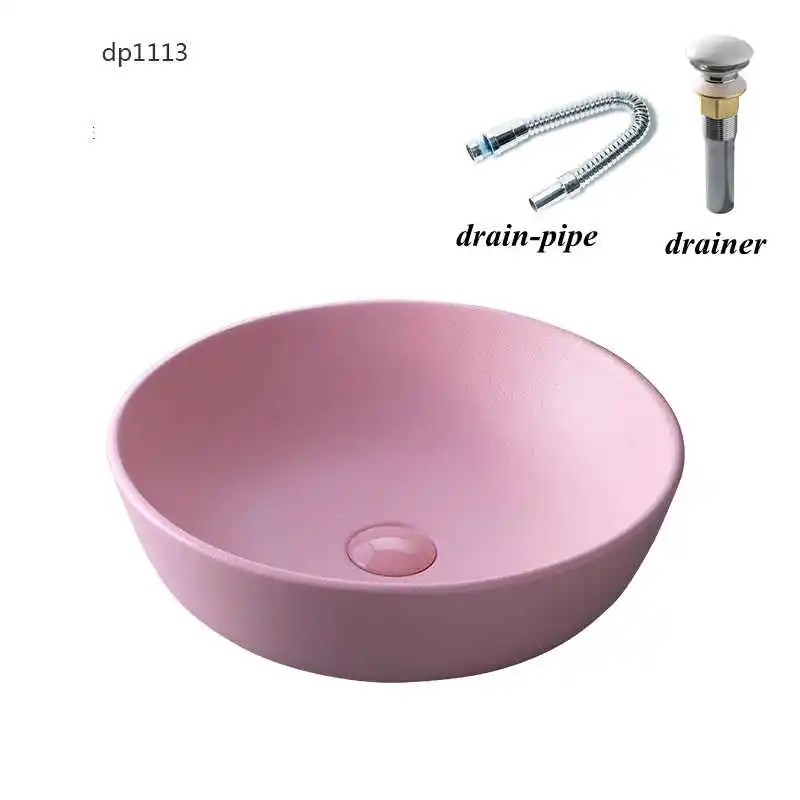 Керамическая раковина над стойкой прямоугольная в скандинавском стиле для