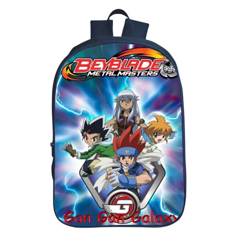 Beyblade Burst 16 дюймов школьные сумки для Дети Мальчики Школа Рюкзаки на плечо рюкзак