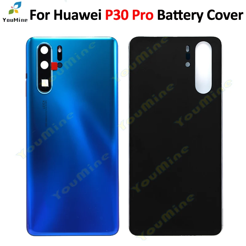 Для Huawei P30 телефона задняя крышка для задней панели заднее стекло двери корпус +