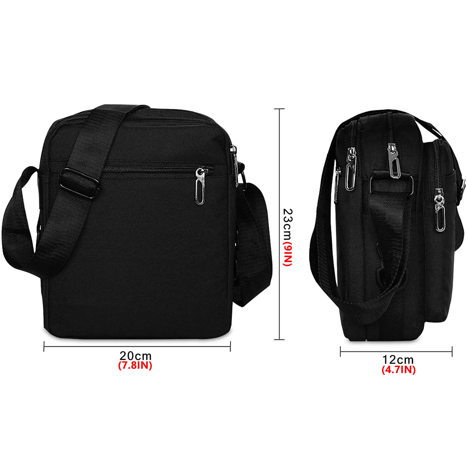 

2021 New Fashion Women's Shoulder Bag Mini Multifunctional Nylon Oxford Cloth Messenger Bag Zipper Mobile Phone Handbag