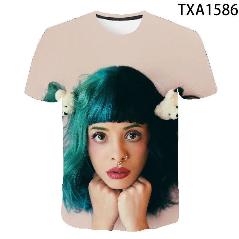 

New Summer 3D Printed T Shirts Melanie Martinez Casual Streetwear Boy Girl Kids Fashion Men Women Children Short Sleeve Tops Tee