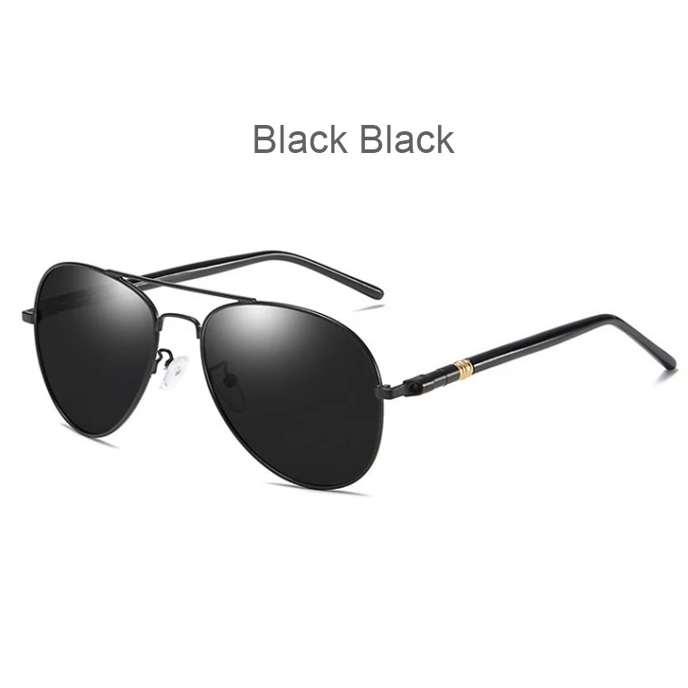 C4 black black Пилот фотохромные солнцезащитные очки для мужчин вождения TAC изменение цвета Пилот солнцезащитные очки сплав весенние дужки Оттенки для женщин водителя - Цвет линз: C4 black black