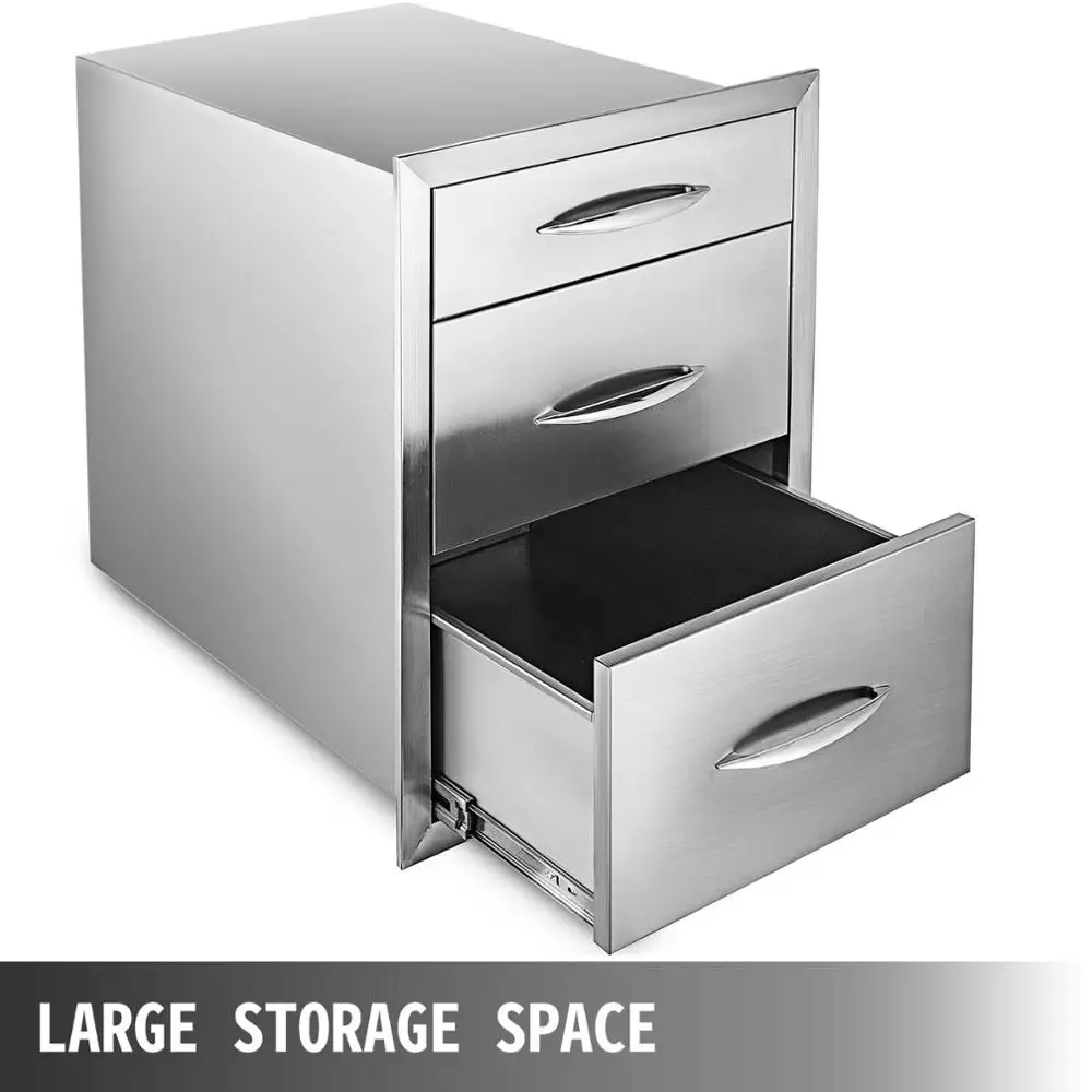 Устойчивый к ржавчине Одноместный/двойной/тройной выдвижной ящик для кухни