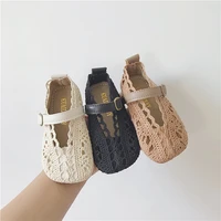 baby princess shoes 2020 new summer girls solid color lace toddler shoes soft bottom kids cool shoes fashion shoes