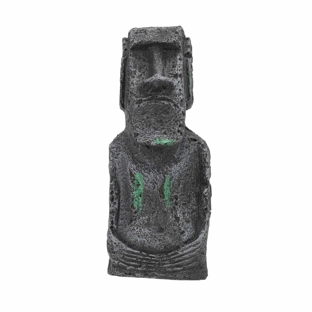 Украшение для аквариума с каменной головкой на древнем пасхальном острове