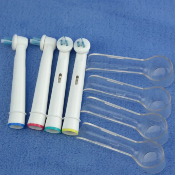 

1126 Wholesale 4pcs Electric ToothBrushes Head Replacemant with caps for Oral B electric toothbrush head