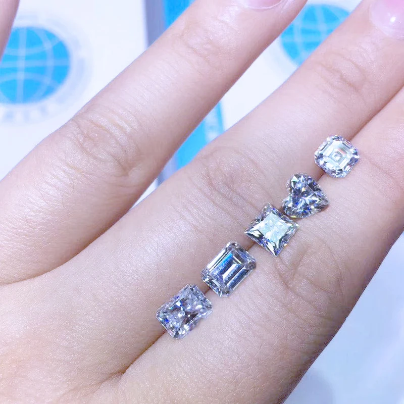 Синтетический Муассанит драгоценных камней 10 шт./компл. 1-3 мм оптовая цена