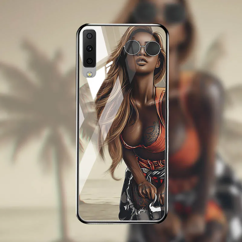 M039 Закаленное Стекло чехол для samsung Galaxy A7 A6 A8 плюс Чехол для samsung M30s J2 Core Prime Pro J4 J6 J8 M10 M20 M30 чехлы - Цвет: M039
