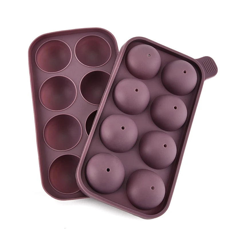 8 даже силикагель льда решетки полукруг шоколадная форма Творческий леденец