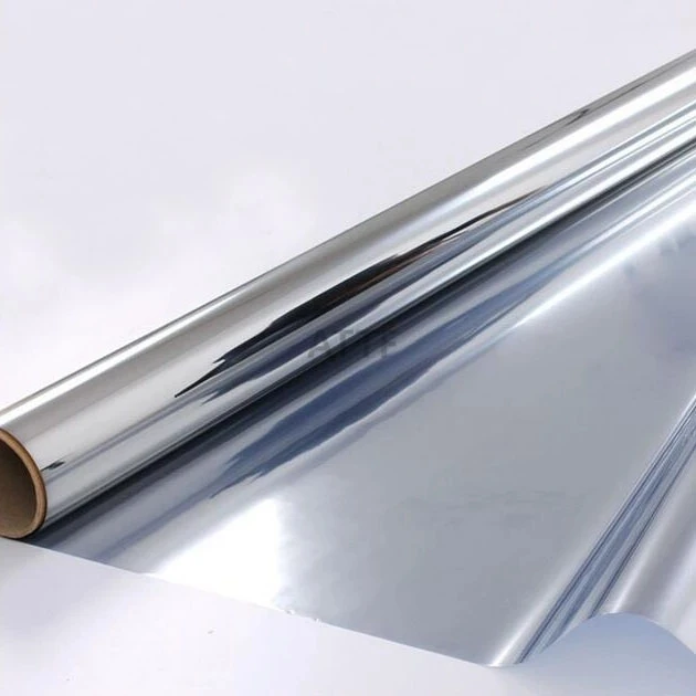 

Silver Insulation Window Film Solar Reflective One way Mirror Drop-Shipping Glass Stickers For Home Office Decor Length 200cm