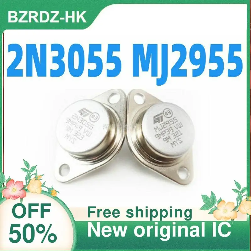 

5-20PCS 2N3055 MJ2955 TO-3 Paired Transistor NPN New original IC