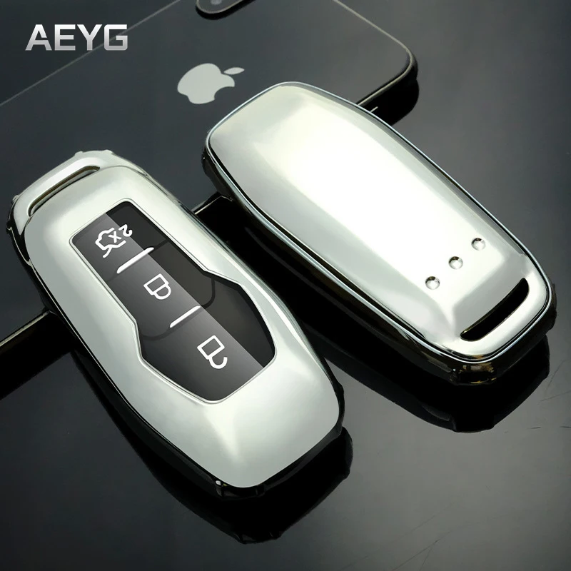 

Soft TPU Car Key Case Cover Shell For Ford Focus MK3 MK4 MK5 Mondeo 5 Mustang Explorer F-150 Edge Fiesta Holder ST Accessories