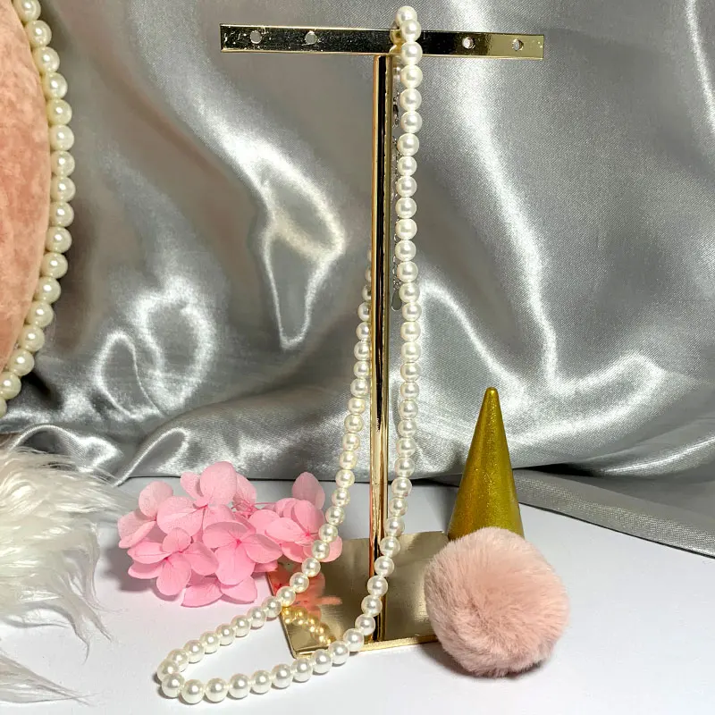 Цепочка женская из серебра 925 пробы с жемчугом 5 мм|Ожерелья| |